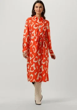 OBJECT midi jurk jacira tilda l/s shirt dress>DAMES Jurken