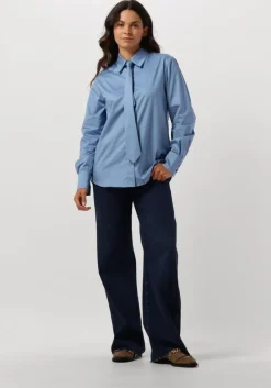 lichtblauwe access blouses d44-7003-420