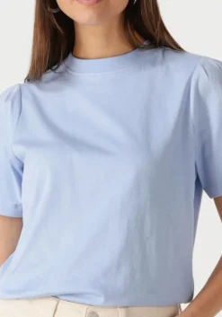 lichtblauwe another label t-shirt gaure t-shirt s/s