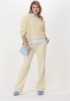 lichtblauwe by-bar blouses norel champbray blouse