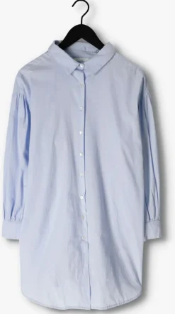 lichtblauwe by-bar mini jurk sarah chambray dress