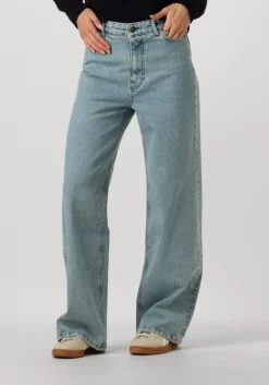 lichtblauwe by-bar wide jeans lina non stretch pant