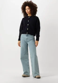 lichtblauwe by-bar wide jeans lina non stretch pant