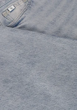 lichtblauwe calvin klein straight leg jeans high rise straight