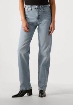CALVIN KLEIN e straight leg jeans high rise straight>DAMES Jeans