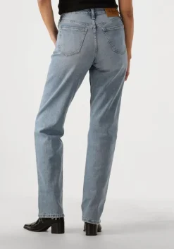 CALVIN KLEIN e straight leg jeans high rise straight><noscript><img width=