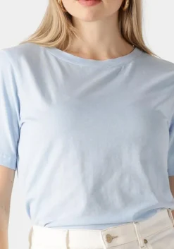 lichtblauwe cc heart top regular shirt