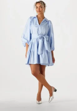 lichtblauwe devotion mini jurk precious