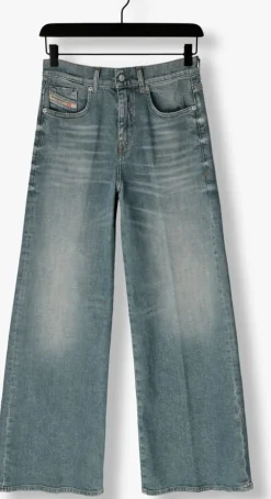 lichtblauwe diesel wide jeans 1978 d-akemi