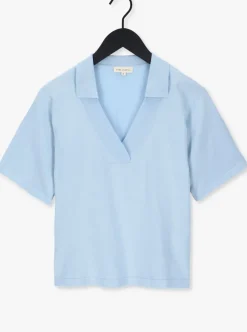 ESMÉ STUDIOS e esmé studios top mae 2/4 loose polo blouse knit><noscript><img width=