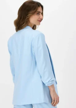 lichtblauwe est'seven blazer est’araz colbert