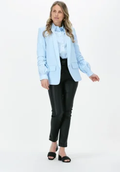 lichtblauwe est'seven blazer est’araz colbert