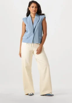 lichtblauwe est'seven gilet alexander blazer