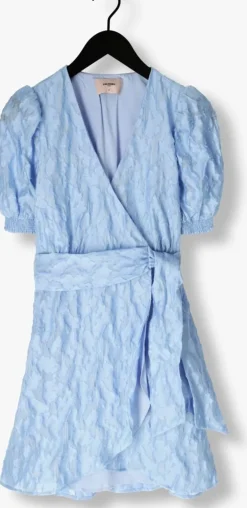 lichtblauwe freebird mini jurk blossom mini