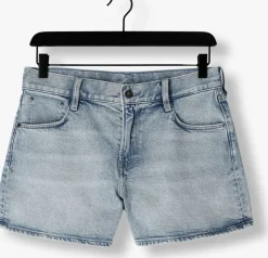 lichtblauwe g-star raw shorts judee short clean edge wmn