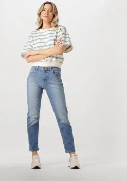 lichtblauwe lee mom jeans carol mean to be