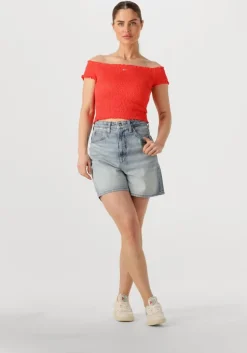 lichtblauwe lee shorts stella short