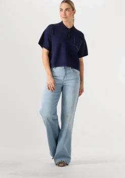 lichtblauwe liu jo wide jeans ecs autentic flare r.w.