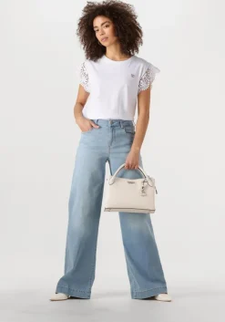 lichtblauwe liu jo wide jeans ecs autentic flare r.w.