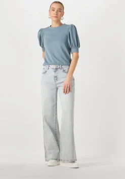 lichtblauwe minus top livana t-shirt