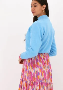 lichtblauwe minus trui jose knit turtleneck