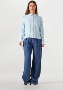 lichtblauwe modström blouses hudgesmd shirt