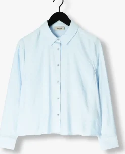 lichtblauwe modström blouses hudgesmd shirt