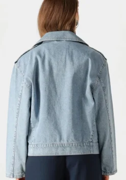 lichtblauwe modström spijkerjas ibenmd jacket