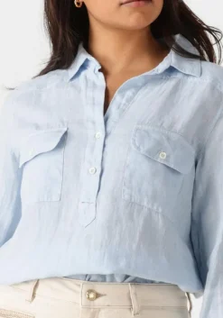 MOS MOSH e blouses mmenna linen pocket blouse><noscript><img width=