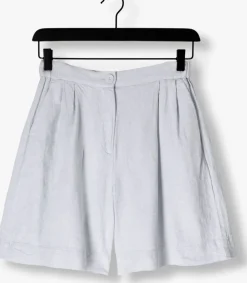lichtblauwe msch copenhagen korte broek mschpennie ginia hw shorts