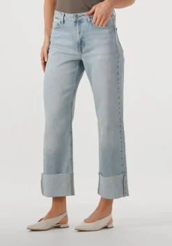lichtblauwe my essential wardrobe straight leg jeans dallasmw 139 high straight y