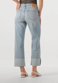 lichtblauwe my essential wardrobe straight leg jeans dallasmw 139 high straight y