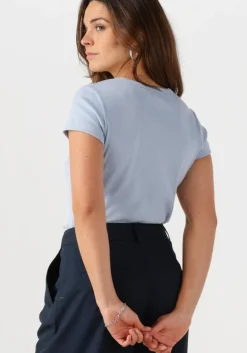 lichtblauwe my essential wardrobe t-shirt mandymw tee