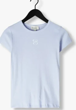 lichtblauwe my essential wardrobe t-shirt mandymw tee