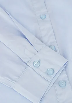 lichtblauwe my essential wardrobe blouses sunnamw boxy shirt