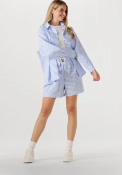 lichtblauwe notre-v blouses nv-frederique