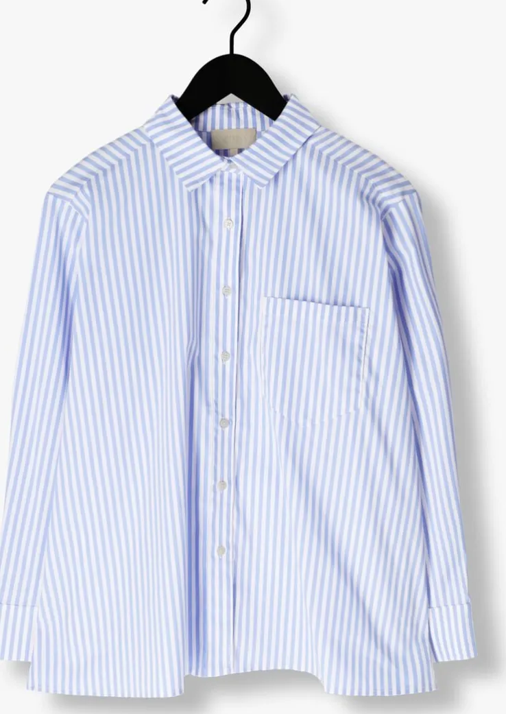 lichtblauwe notre-v blouses nv-frederique