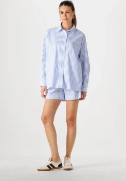 lichtblauwe notre-v blouses nv-frederique