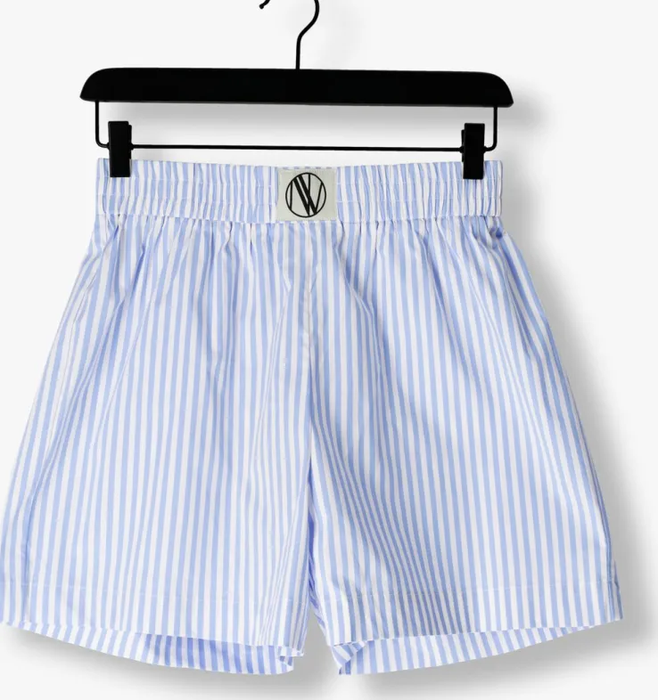 lichtblauwe notre-v korte broek nv-freja