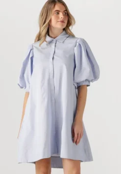 lichtblauwe notre-v mini jurk nv-finley