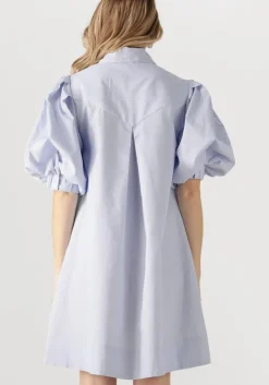 lichtblauwe notre-v mini jurk nv-finley