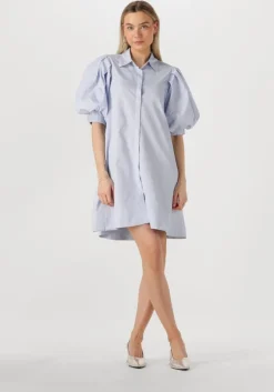 lichtblauwe notre-v mini jurk nv-finley