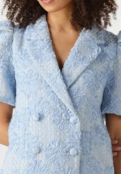 lichtblauwe notre-v mini jurk nv-fallon