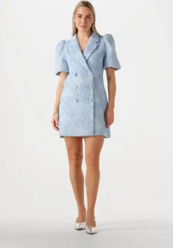 lichtblauwe notre-v mini jurk nv-fallon