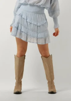 NOTRE-V e minirok voile skirt>DAMES Rokken