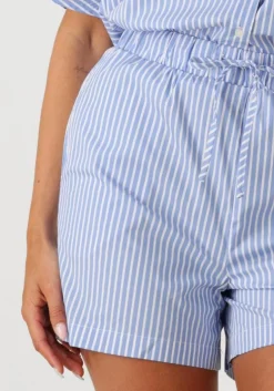 lichtblauwe object korte broek objtutta mw re shorts div