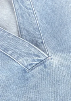 lichtblauwe penn & ink mini jurk dress