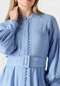 lichtblauwe scarlett poppies mini jurk berite short dress