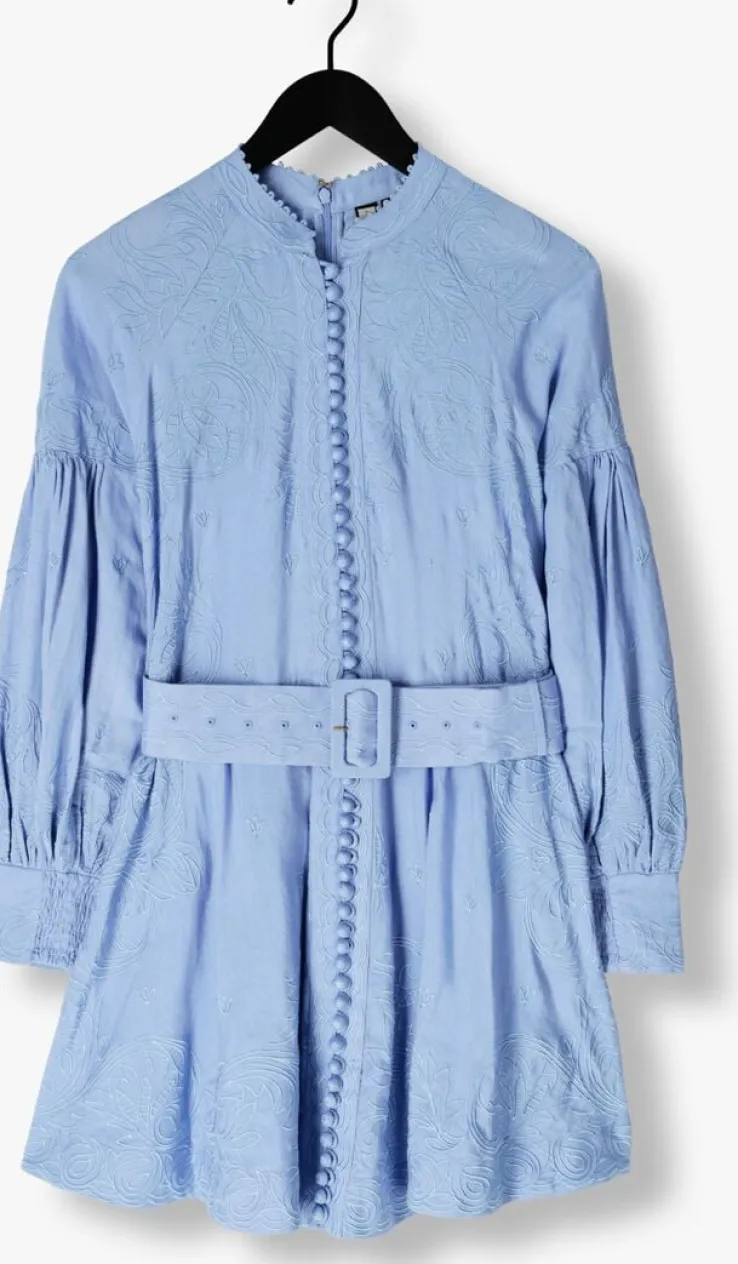 lichtblauwe scarlett poppies mini jurk berite short dress