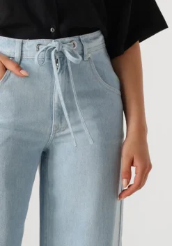 lichtblauwe second female wide jeans irvin denim jeans